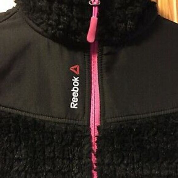 Reebok girls fur jacket - Picture 5 of 6